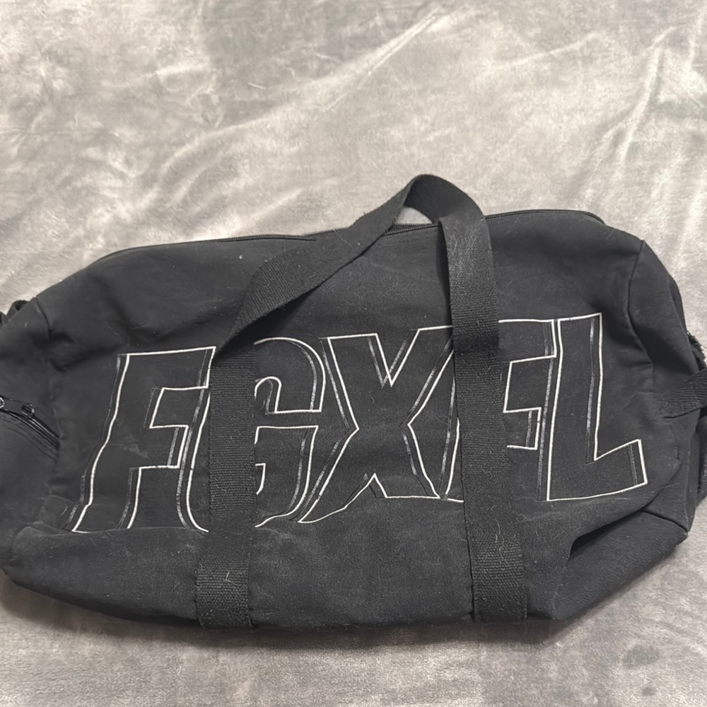 Flag Nor Fail Black Duffel Bag Durable Athletic Design